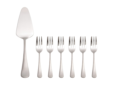 Maxwell & Williams Cosmopolitan Cake Server & Fork 7pc Set  7pce