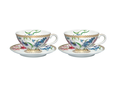 Maxwell & Williams Estelle Michaelides Mystique Demi Cup & Saucer 90ml Set of 2 Gift Boxed