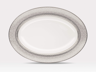 Noritake Odessa Platinum Platter 36.8cm