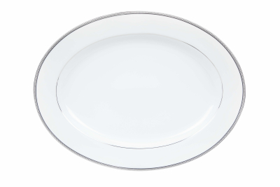 Noritake Toorak Platinum Platter 14"