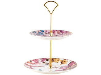 Maxwell Williams Estelle Michaelides Enchantment 2 Tiered Cake Stand Gift Boxed