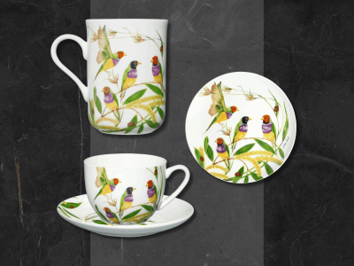 Maxwell & Williams Eloise Short Lyric Gouldian Finch Bundle