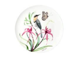 Maxwell & Williams Eloise Short Lyric Coupe Plate 20cm Spinebill Honeyeater Gift Boxed