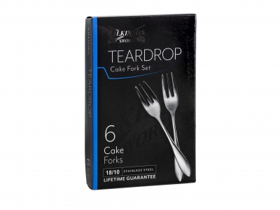 Wilkinson Sword Teardrop Cake Fork Set  6pce