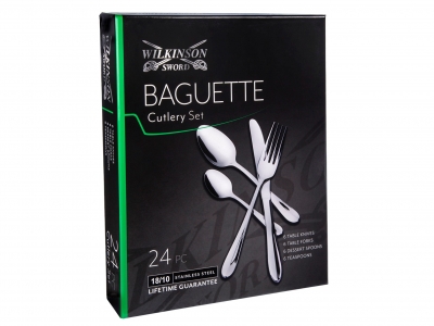 Wilkinson Sword Baguette 24pc Cutlery Set Gift Boxed
