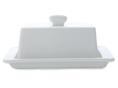 Maxwell & Williams White Basics Square Cover Butter 