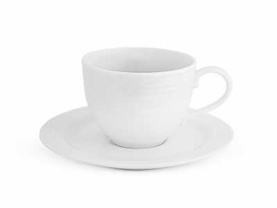 Noritake Arctic White Tea Cup & Saucer 200ml