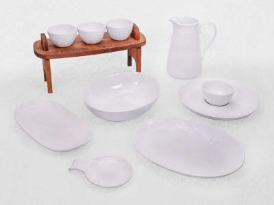 MW Dune White Serveware Bundle