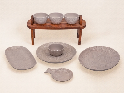MW Dune Taupe Serveware Bundle