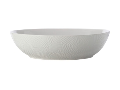Maxwell & Williams Dune Oval Serving Bowl White  32x27cm