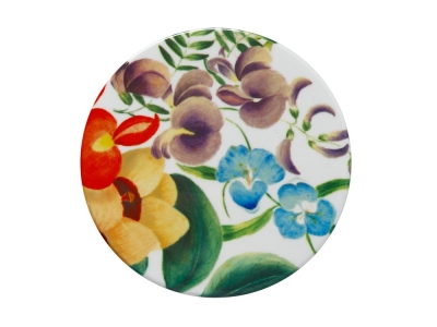 Maxwell & Williams Royal Botanic Gardens Euphemia Henderson Round Coaster Native Iris 9.5cm