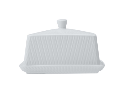 Maxwell & Williams White Basics Diamonds Butter Dish 