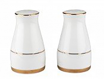 Noritake Toorak Gold Salt & Pepper