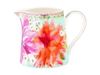 Maxwell & Williams Teas & C's Dahlia Daze Creamer 230ML Sky Gift Boxed