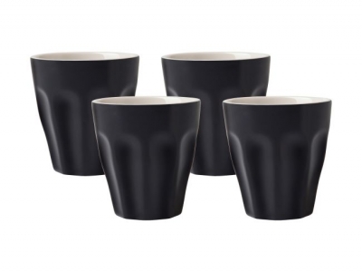 Maxwell & Williams Blend Sala Espresso Cup 100ML Set of 4 Black Gift Boxed