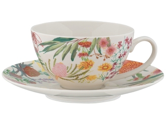 Maxwell & Williams Royal Botanic Gardens Native Blooms Coupe Cup & Saucer 200ML