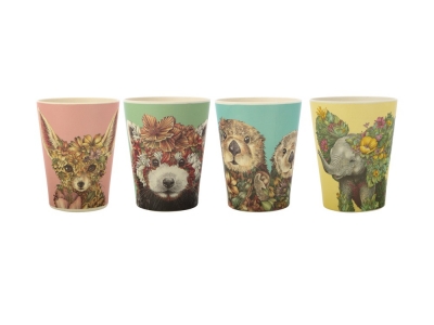 Maxwell & Williams Marini Ferlazzo Wild Planet Tumbler Set of 4 Assorted 275ml