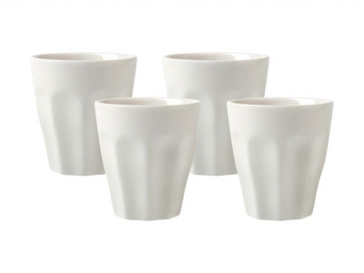 Maxwell & Williams Blend Sala Latte Cup 265ML Set of 4 White Gift Boxed