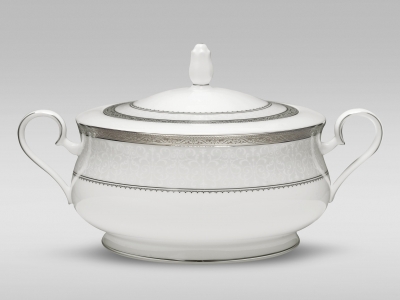 Noritake Odessa Platinum Covered Vegetable Dish 2.4l