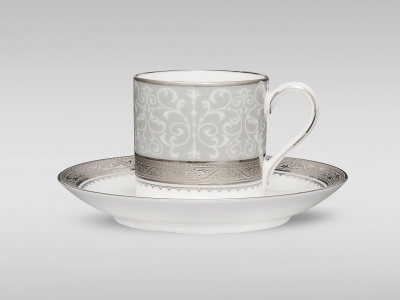 Noritake Odessa Platinum AD Cup & Saucer 90ml