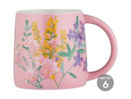 Maxwell & Williams Garland Mug 370ml Pink