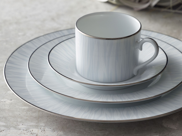 Noritake Glacier Tea Cup & Saucer 240ml