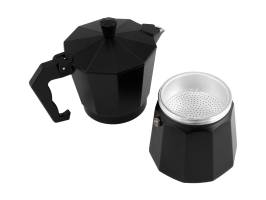 Maxwell & Williams Blend Traditional Stovetop Espresso Maker 6cup Black Gift Boxed