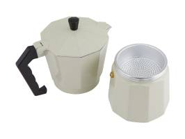 Maxwell & Williams Blend Traditional Stovetop Espresso Maker 9cup Sand Gift Boxed