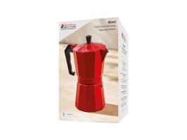 Maxwell & Williams Blend Traditional Stovetop Espresso Maker 6cup Red Gift Boxed