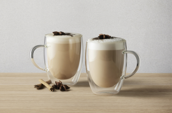 Maxwell & Williams Blend Double Wall Glass Mug 350ML Set of 2 Gift Boxed
