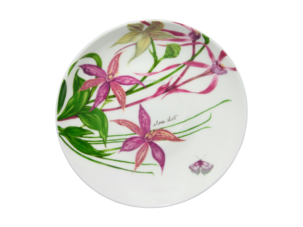 Maxwell & Williams Eloise Short Lyric Cup & Saucer 240ml Yellow Robin Gift Boxed