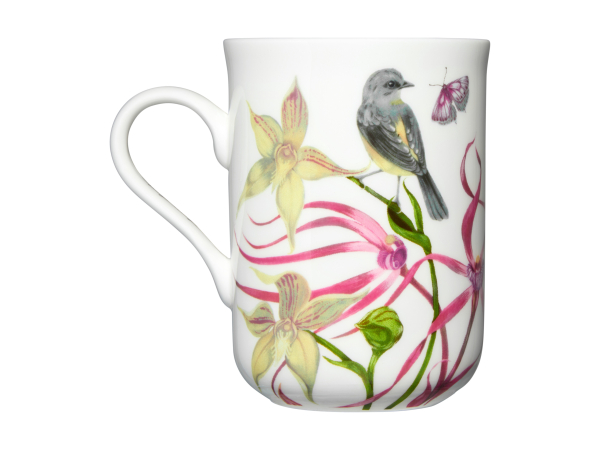 Maxwell & Williams Eloise Short Lyric Mug 330ml Yellow Robin Gift Boxed