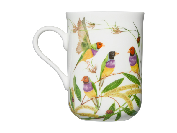 Maxwell & Williams Eloise Short Lyric Mug 330ml Gouldian Finch Gift Boxed